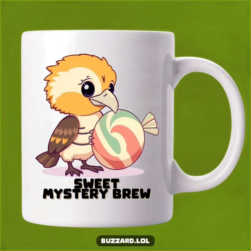 Funny Buzzard Candy Inspect Mug: A Sweet Curiosity Gift