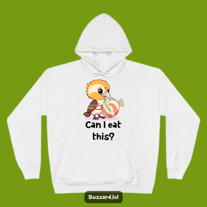 Funny Buzzard Candy Nerd Hoodie: Stay Cozy with Sweet Intrigue