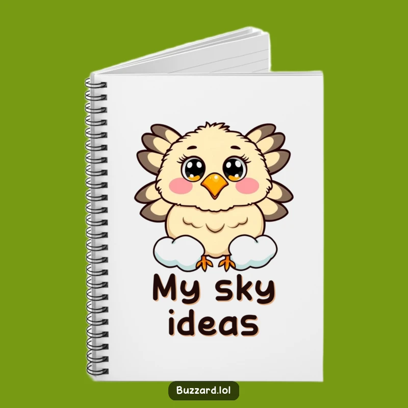 Funny Buzzard Cloud Notebook: Sky Pal Journal, Perfect Funny Gift!