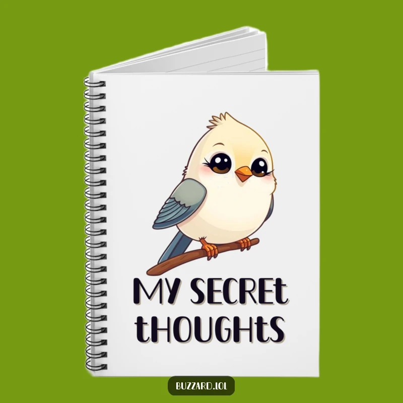 Funny Winking Bird Notebook: Comical Bird's Playful Jotting, Ideal Funny Gift Journal