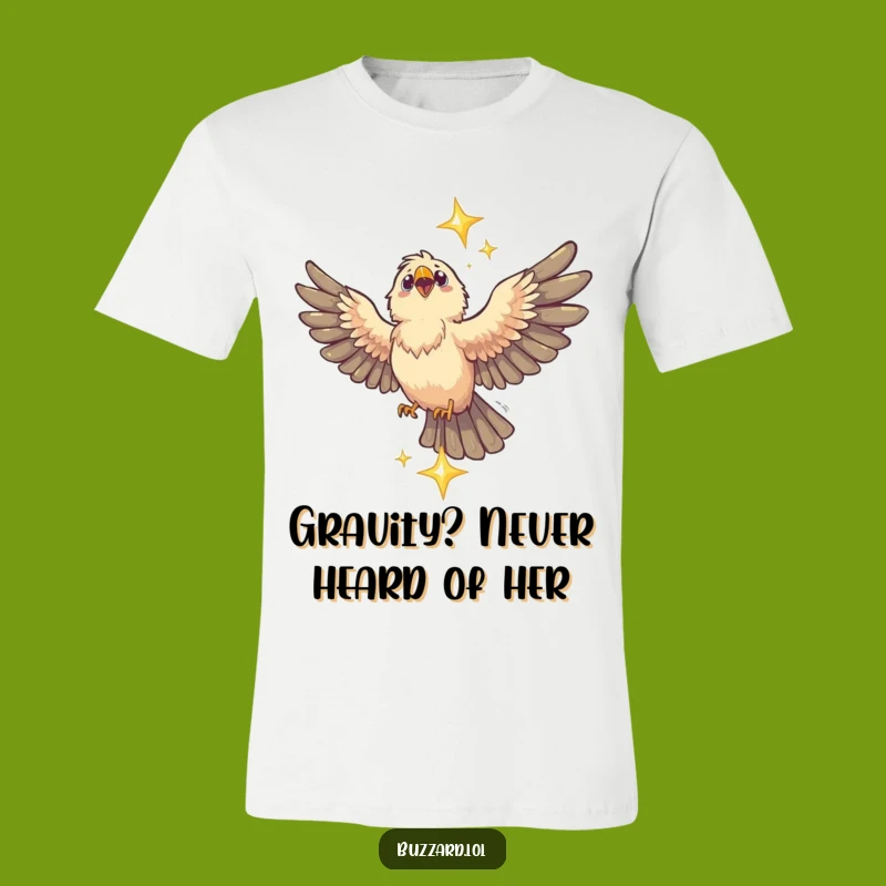Funny Buzzard Star Catcher T-Shirt: Wearable Humor for Celestial Dreamers